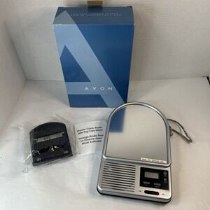 Avon Shower Clock Radio with a Fog-Free Mirror Read